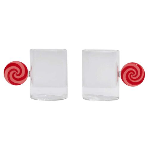 FAZEEK Swirl Espresso Glass Set of 2